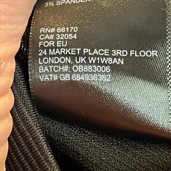 WOMENS URBAN OUTFITTERS BLACK RIBBED ZIPPERED SLACKS - Picture 7 of 7